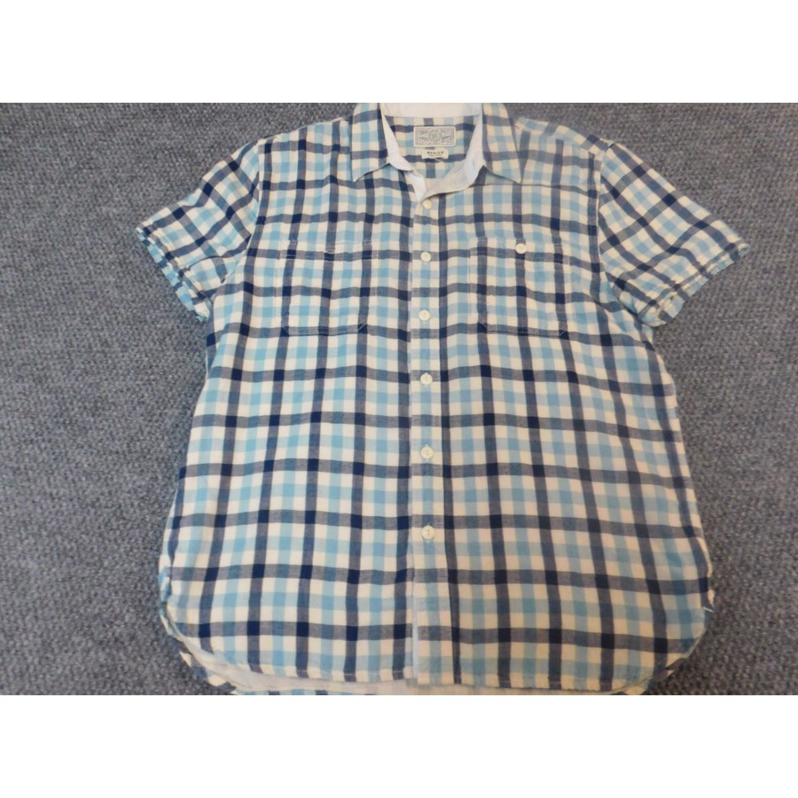 Lucky Brand Lucky Brand Shirt Mens Medium plaid blue button Up casual Size US M / EU 48-50 / 2 - 2 Thumbnail