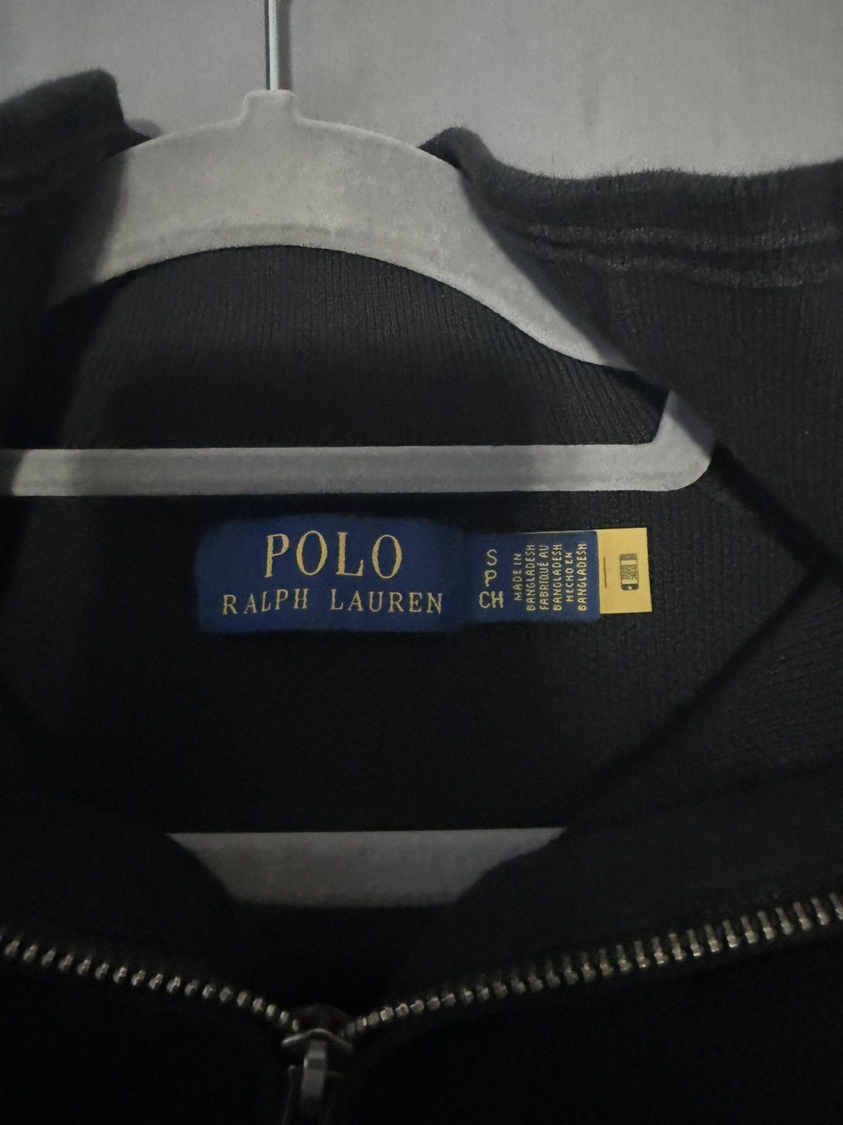 Polo Ralph Lauren Mesh-Knit Cotton Quarter-Zip Sweater black Size US S / EU 44-46 / 1 - 2 Thumbnail
