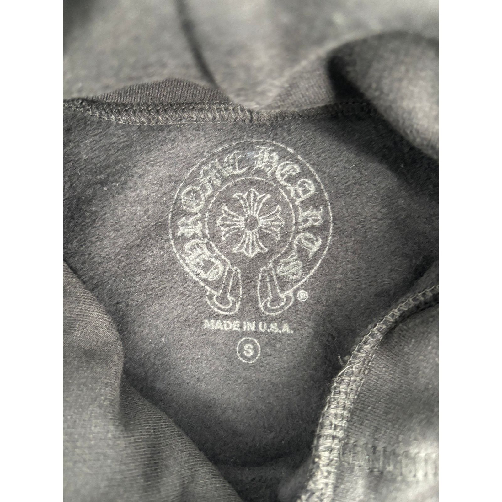Chrome Hearts Chrome Hearts Blue Vertical Logo Black Hoodie Size Small Size US S / EU 44-46 / 1 - 8 Thumbnail