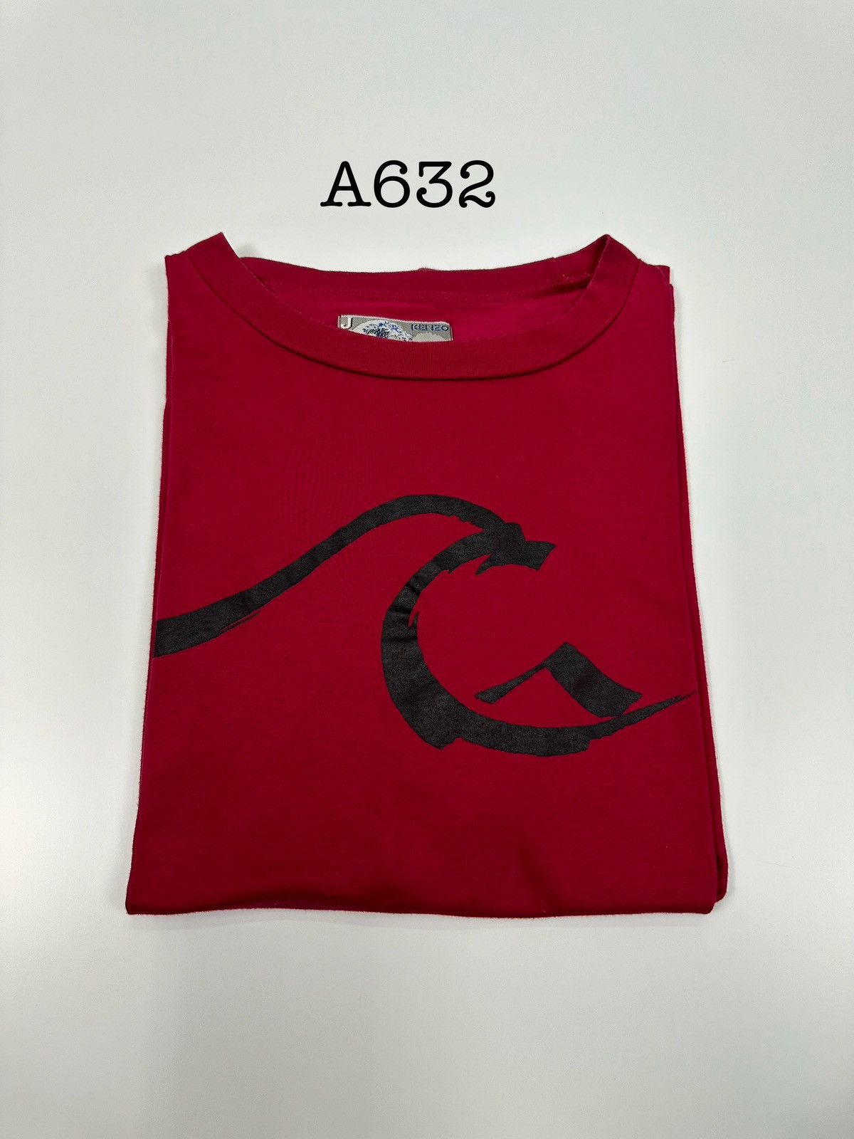 Kenzo × Vintage Vintage Kenzo Logo Crop Shirt A632 Size US M / EU 48-50 / 2 - 10 Thumbnail