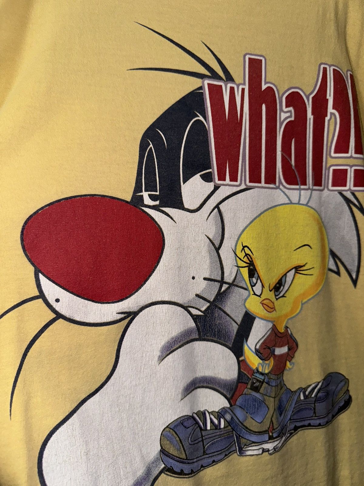 Vintage × Warner Bros Looney Tunes Tweety Bird Sylvester WHAT Size US XL / EU 56 / 4 - 6 Thumbnail
