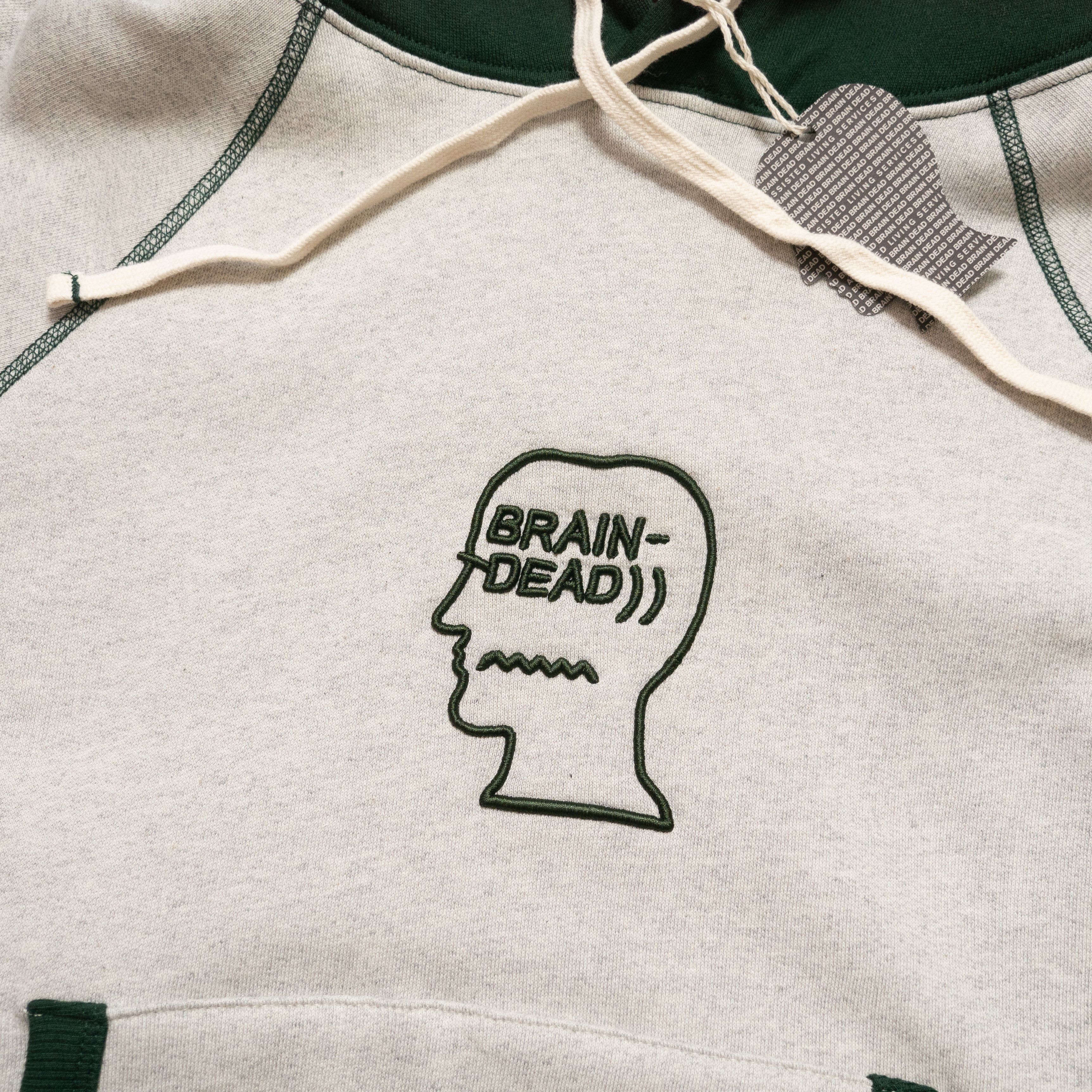 Brain Dead Brain Dead Fleece Logo Head Raglan Hoodie New M Size US M / EU 48-50 / 2 - 4 Thumbnail