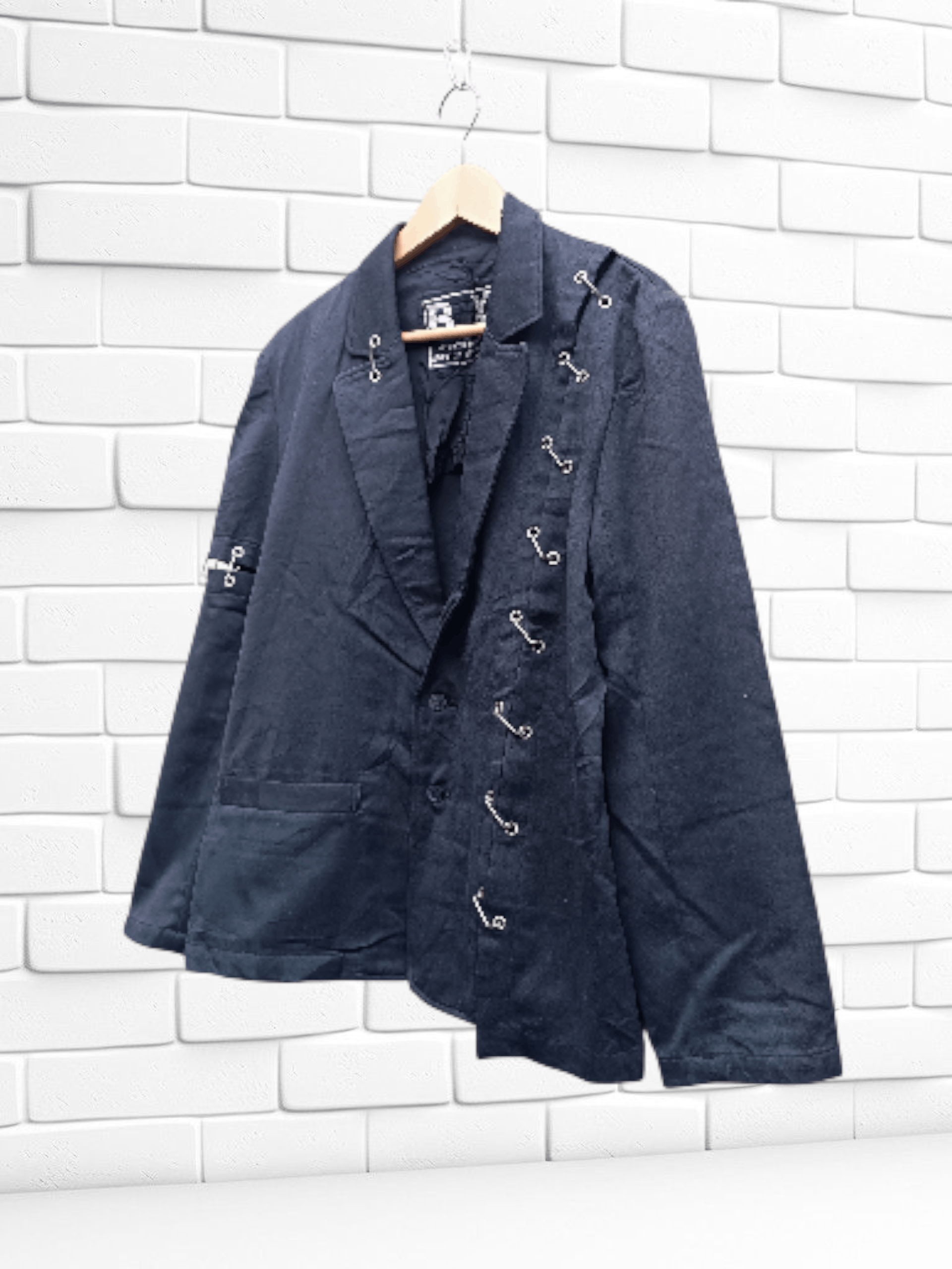 Japanese Brand Black Bondage Blazer Mad Punk Suit Jacket Size US L / EU 52-54 / 3 - 2 Thumbnail