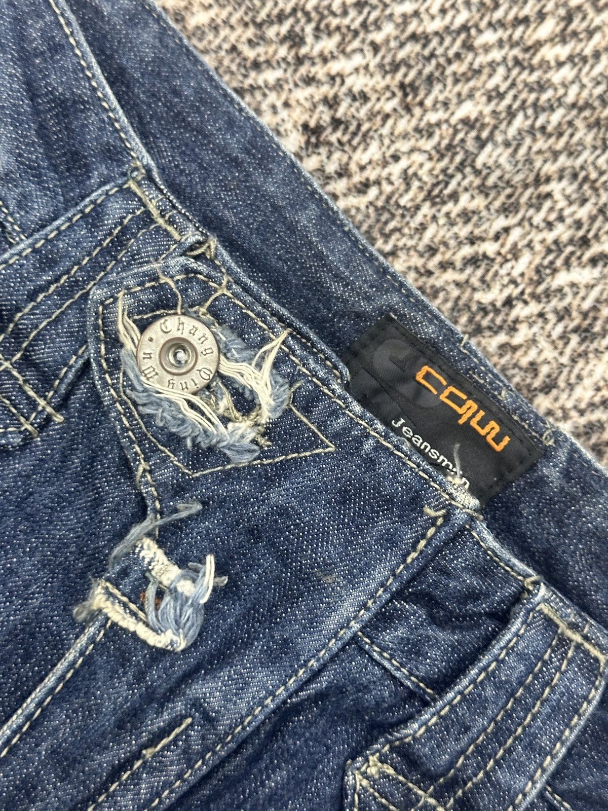 Fragment Design × If Six Was Nine × Le Grande Bleu (L.G.B.) Fragment Design Jeans By Jeansmith Size US 34 / EU 50 - 4 Thumbnail