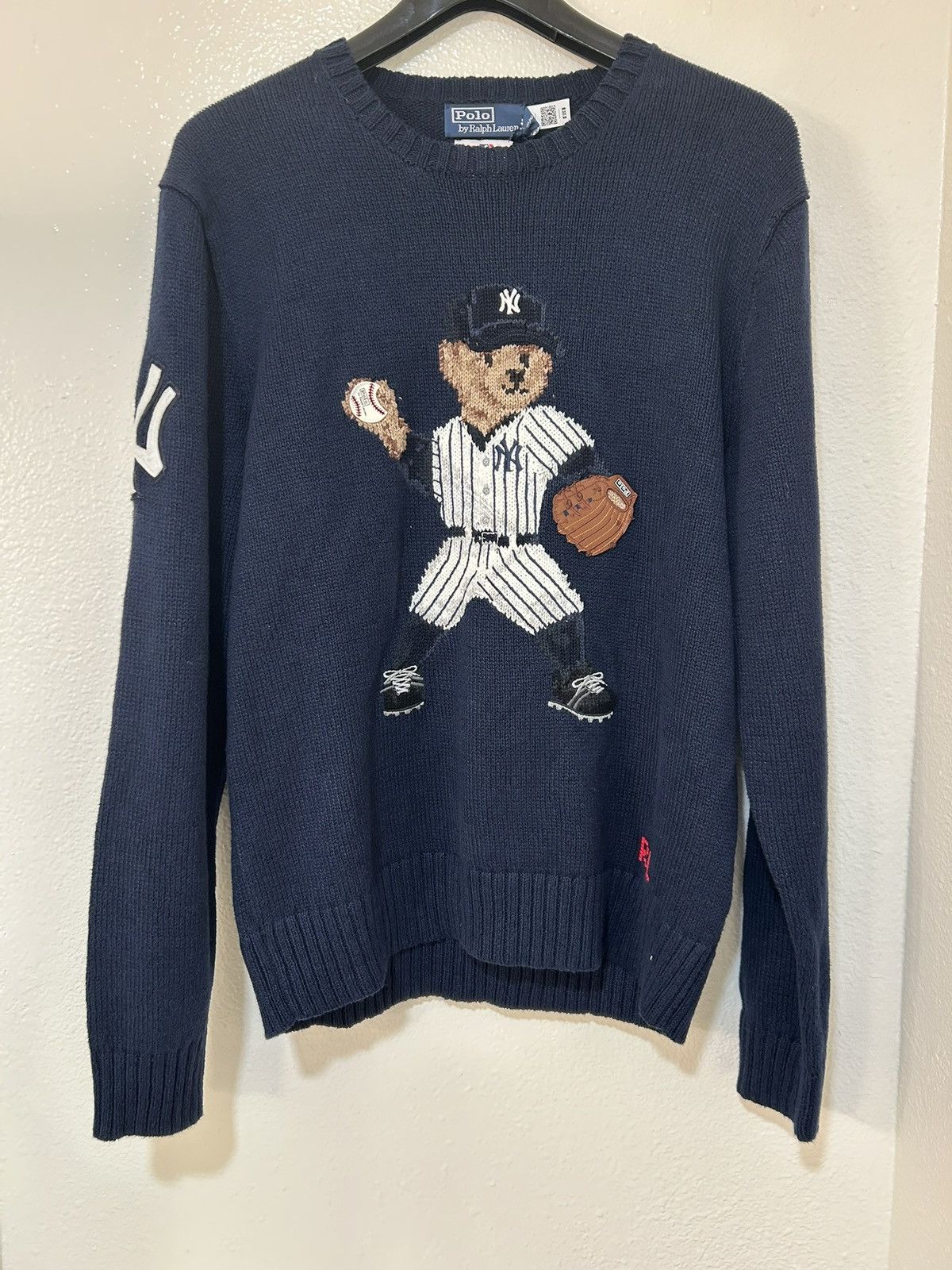 Polo Ralph Lauren Polo Ralph Lauren NY New York Yankees Bear Sweater Size US M / EU 48-50 / 2 - 4 Thumbnail