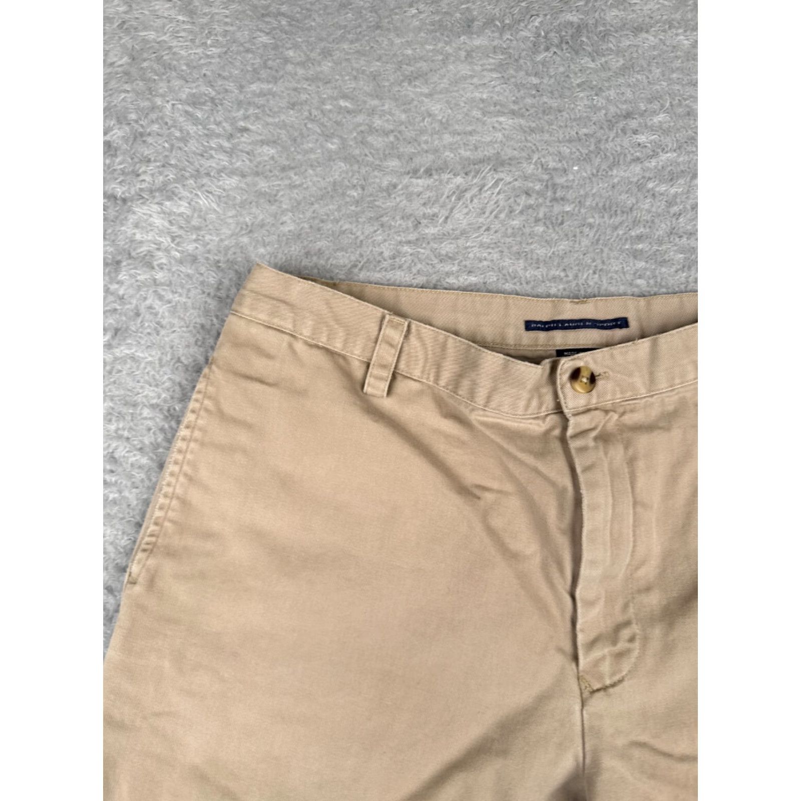 Polo Ralph Lauren Ralph Lauren Sport Shorts Women 12 Beige Chino Cotton Twill Knit Hike Camp 30x6 Size 34" / US 12 / IT 48 - 4 Thumbnail