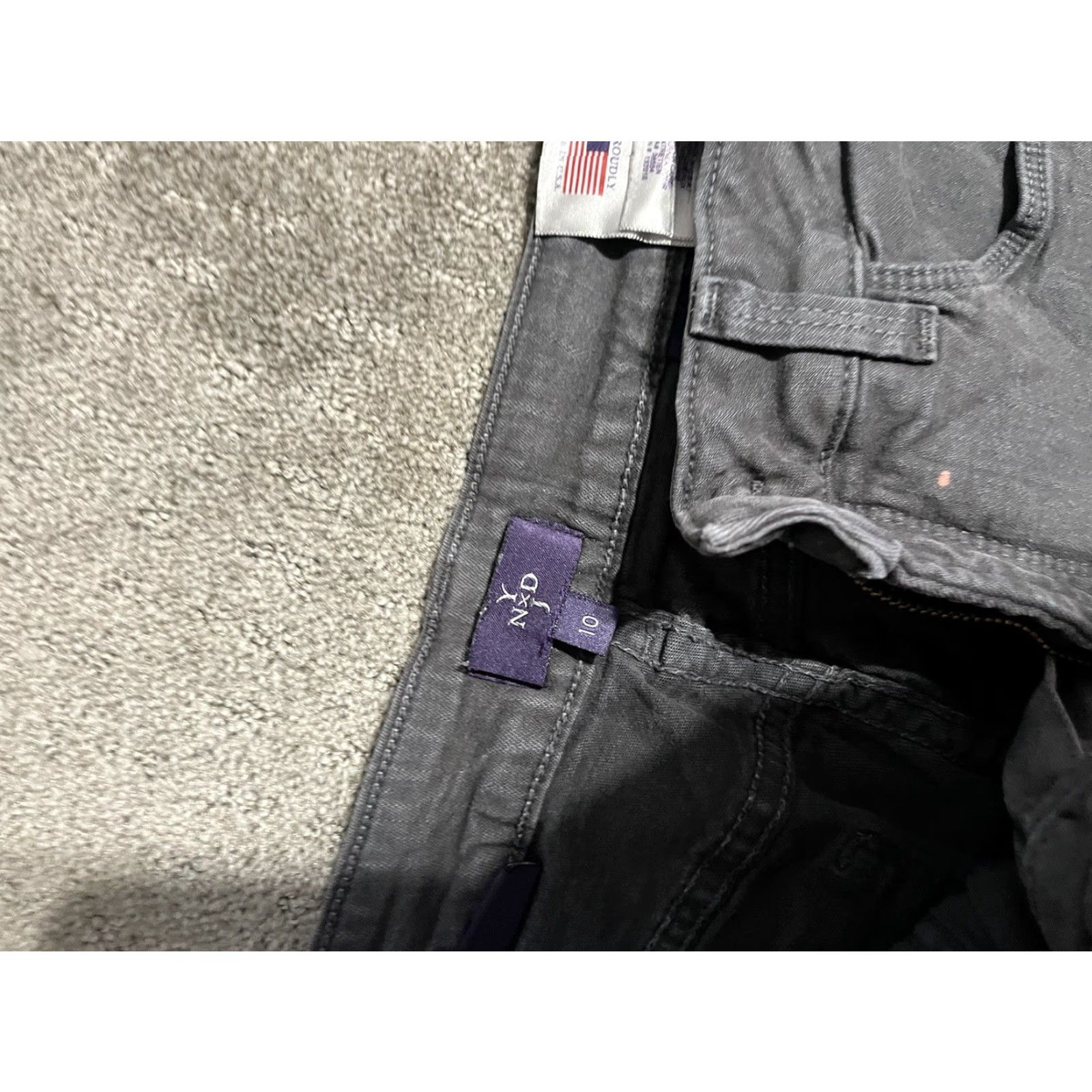 NYDJ NYDJ Not Your Daughter’s Jeans Straight Mid Rise 10 Gray Jeans Women Size 10 Straight Leg NYDJ Gray Womens Mid Rise 10 Jeans Size 32" / US 10 / IT 46 - 5 Thumbnail