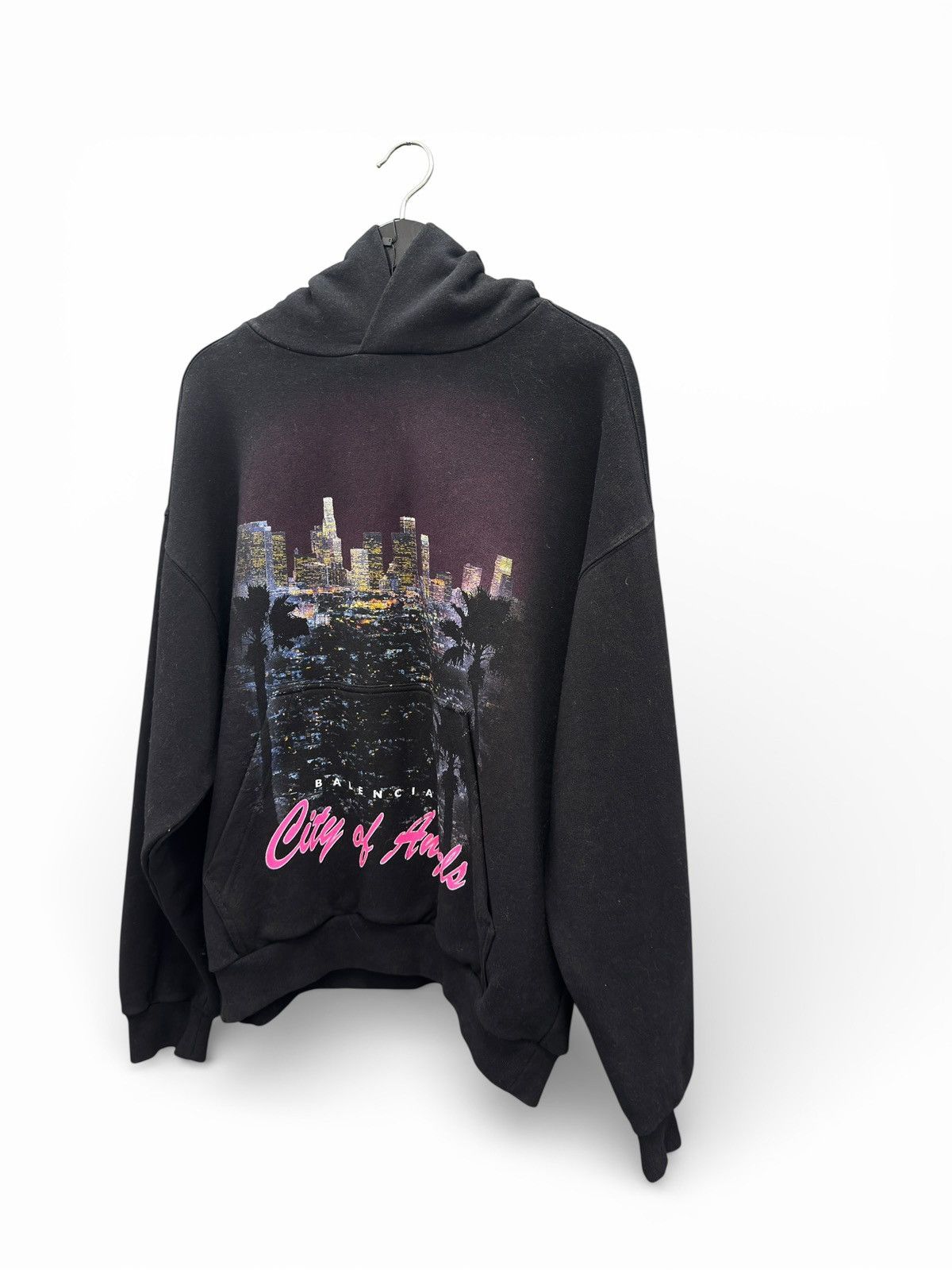 Balenciaga Balenciaga City Black Hoodie Size US XS / EU 42 / 0 - 2 Thumbnail