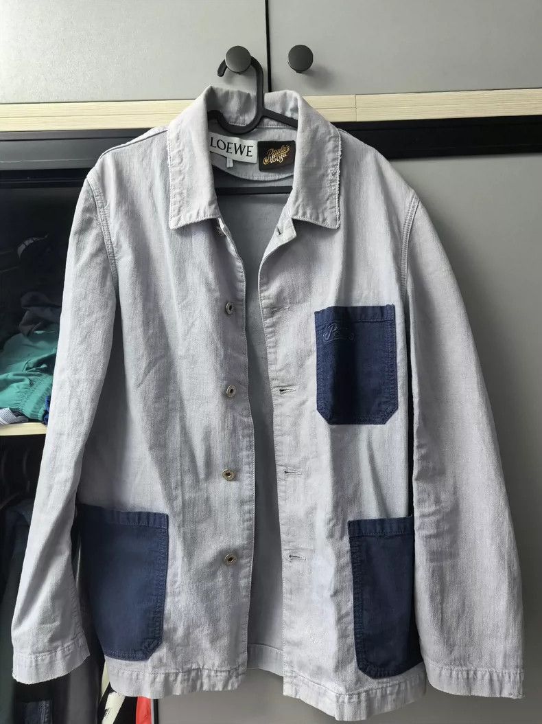 Loewe loewe denim shirt with contrasting pockets-2507 Size US M / EU 48-50 / 2 - 7 Thumbnail