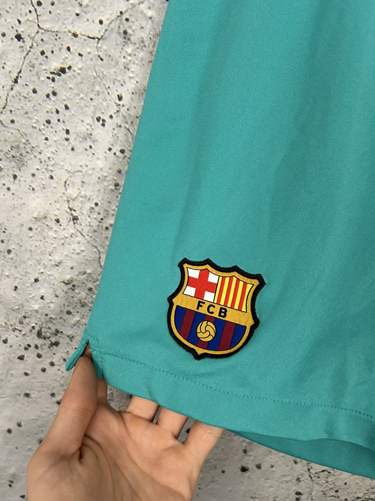 Nike FC Barcelona Nike Soccer Jersey Shorts Football Rare Sport Size US 32 / EU 48 - 3 Thumbnail