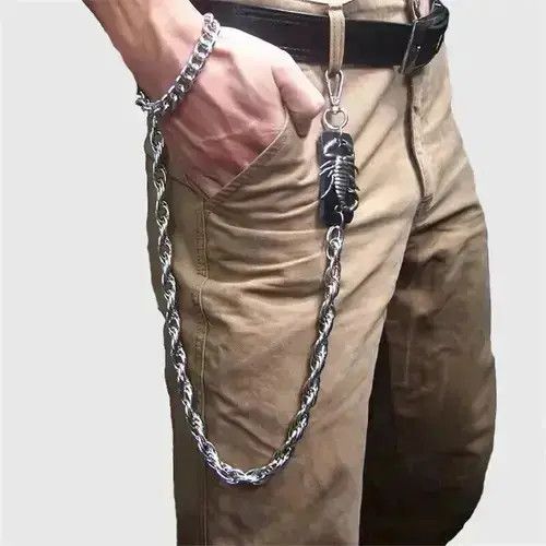 Jewelry Scorpion Waist Wallet Chain Size ONE SIZE - 1 Thumbnail