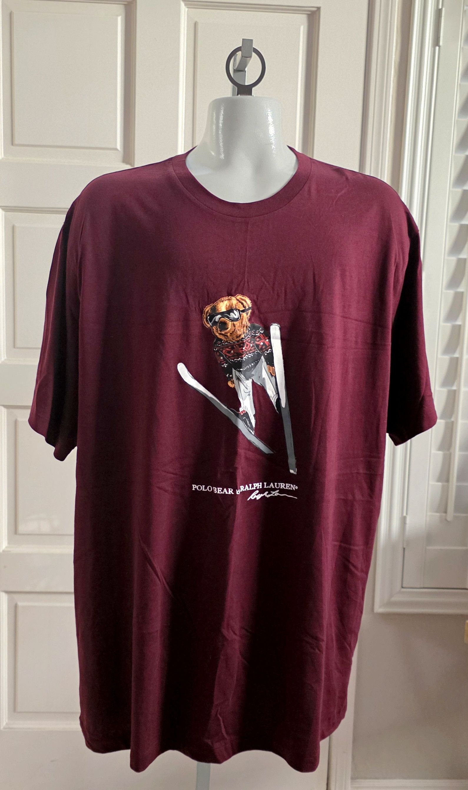 Polo Ralph Lauren Polo Ralph Lauren Polo Bear Skiing T-Shirt Men 2XL Tall Size US XXL / EU 58 / 5 - 1 Thumbnail
