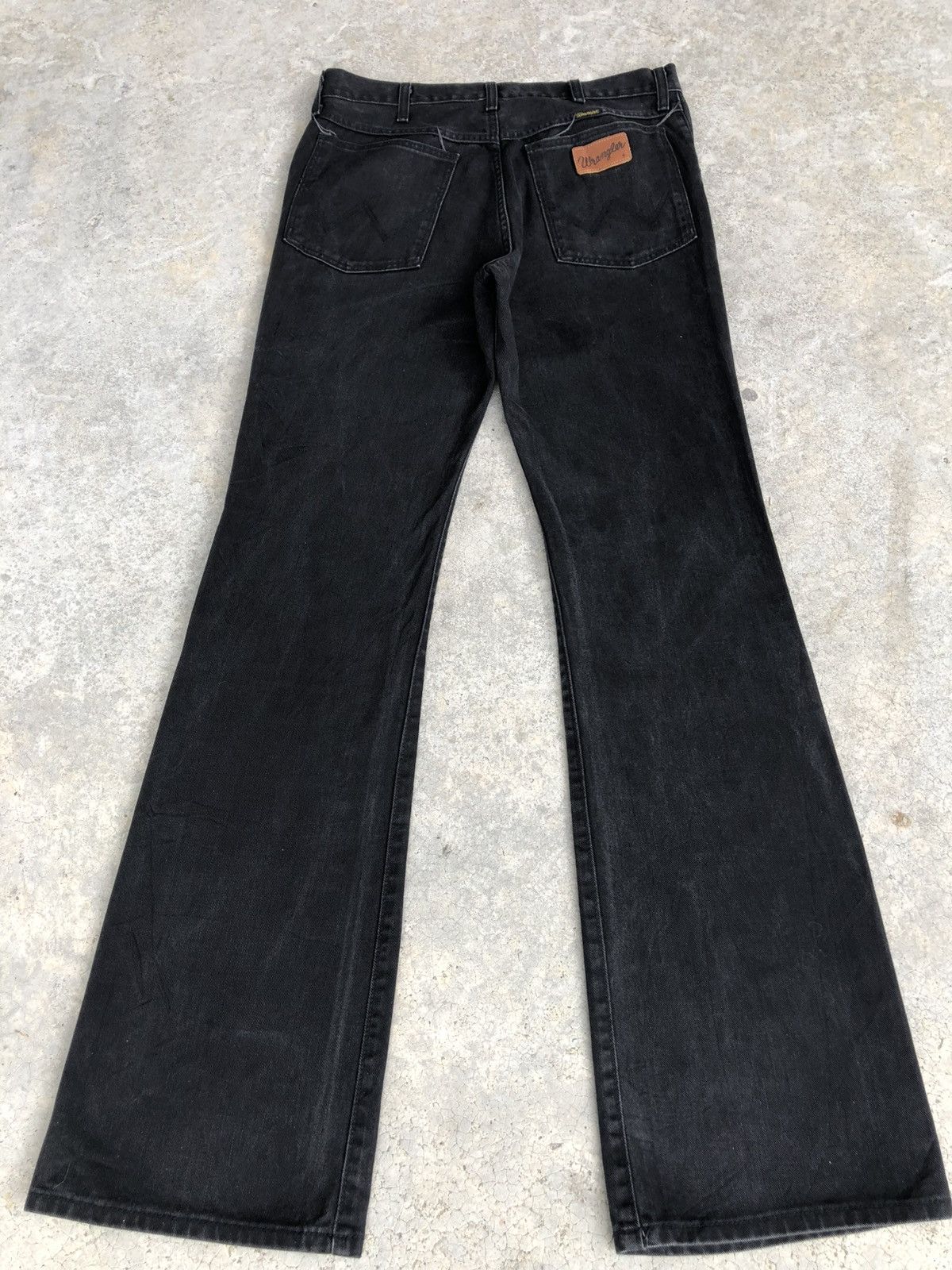 If Six Was Nine Y2k Wrangler Flared Jeans Distressed Jeans Size US 32 / EU 48 - 2 Thumbnail