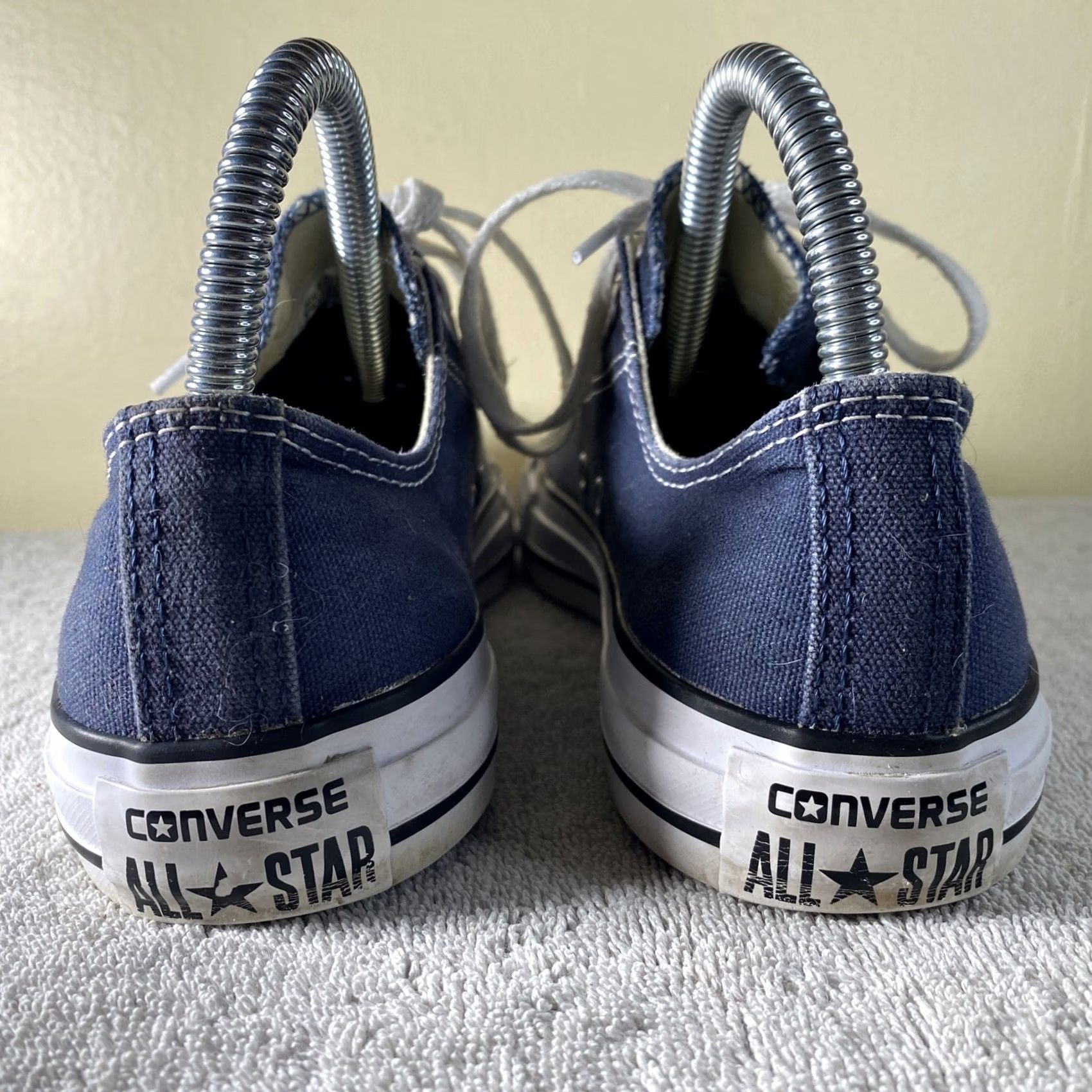 Converse Converse Allstar Low Blue Wm 7 Mens 5 Shoes Sneaker Unisex Adults White 7 Athletic Low Top Smart Casual Size US 7 / EU 40 - 5 Thumbnail