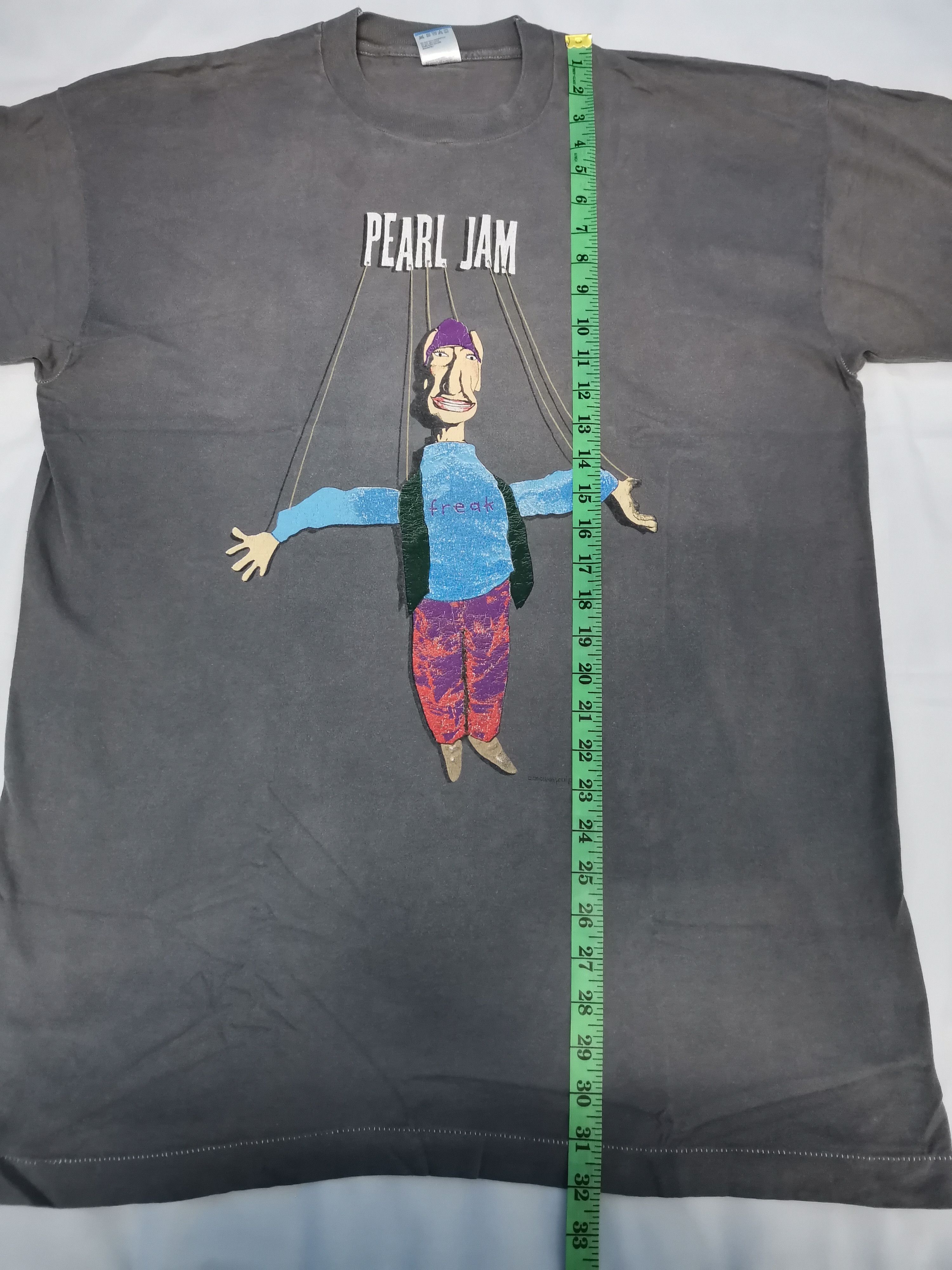 Band Tees Vintage Pearl Jam Freak Tour Band Tee Nirvana Sonic Youth Size US XL / EU 56 / 4 - 7 Thumbnail