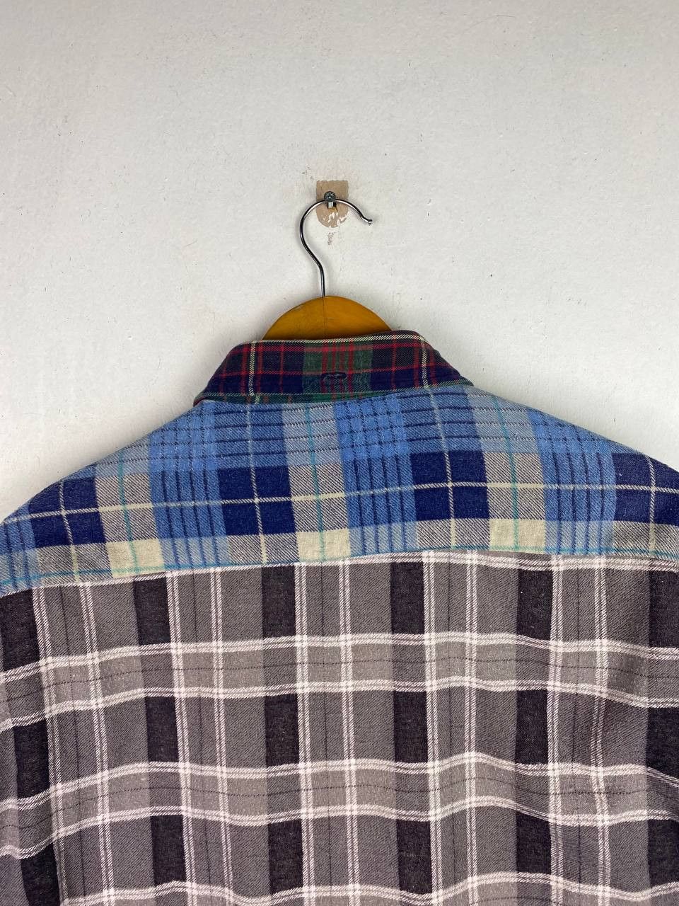 Japanese Brand japanese brand patchworks flannel shirt nice design Size US M / EU 48-50 / 2 - 9 Thumbnail