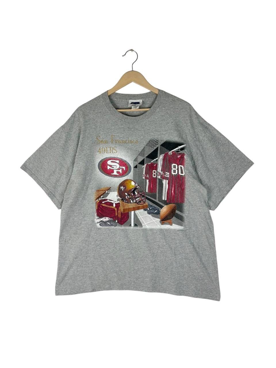 NFL × Vintage Vintage 90s 49ers San Franciso Supporter T Shirt Size US XL / EU 56 / 4 - 1 Thumbnail