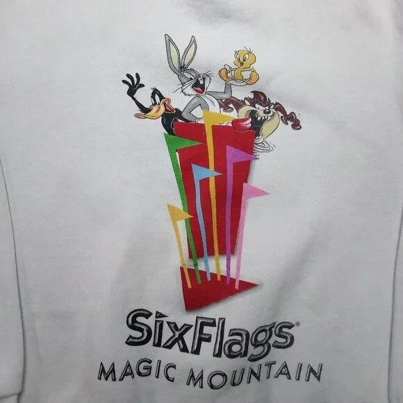 Vintage Vintage Six Flags Magic Mountain Crewneck Sweatshirt Size US M / EU 48-50 / 2 - 1 Thumbnail