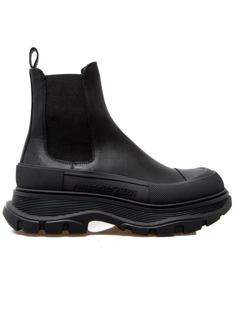 Alexander McQueen o1y1024 Ankle Boots in Black Size US 12 / EU 45 - 2 Thumbnail