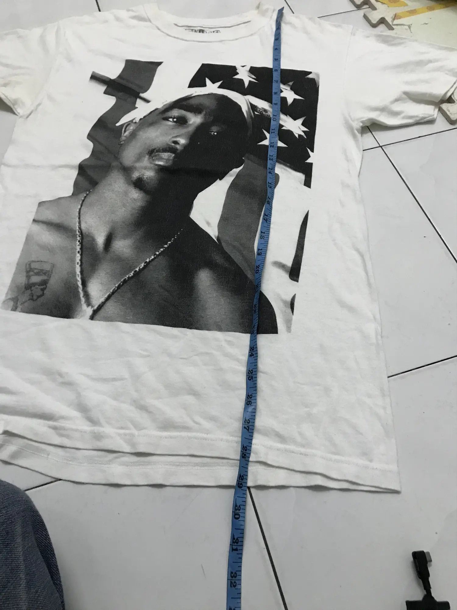 Rap Tees Vintage Tupac Shakur Big Logo Tee Size US S / EU 44-46 / 1 - 6 Thumbnail