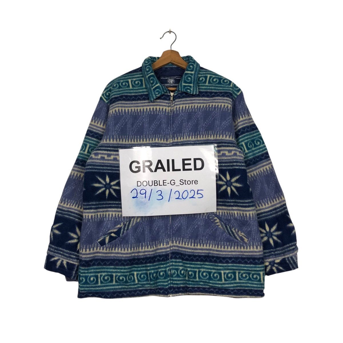 Japanese Brand 📌Vintage Button Chore Jacket Virgin Voyage Navajo Native Size US M / EU 48-50 / 2 - 1 Thumbnail