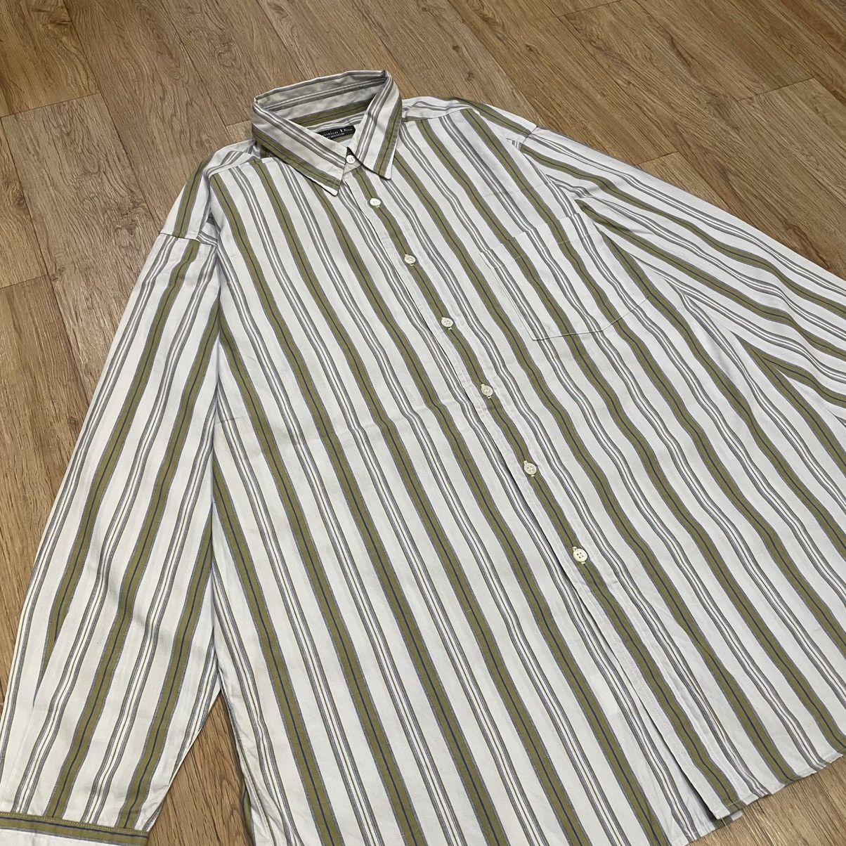 Christian Dior Monsieur Christian Dior Button Up Shirt Striped Workwear Size US L / EU 52-54 / 3 - 2 Thumbnail