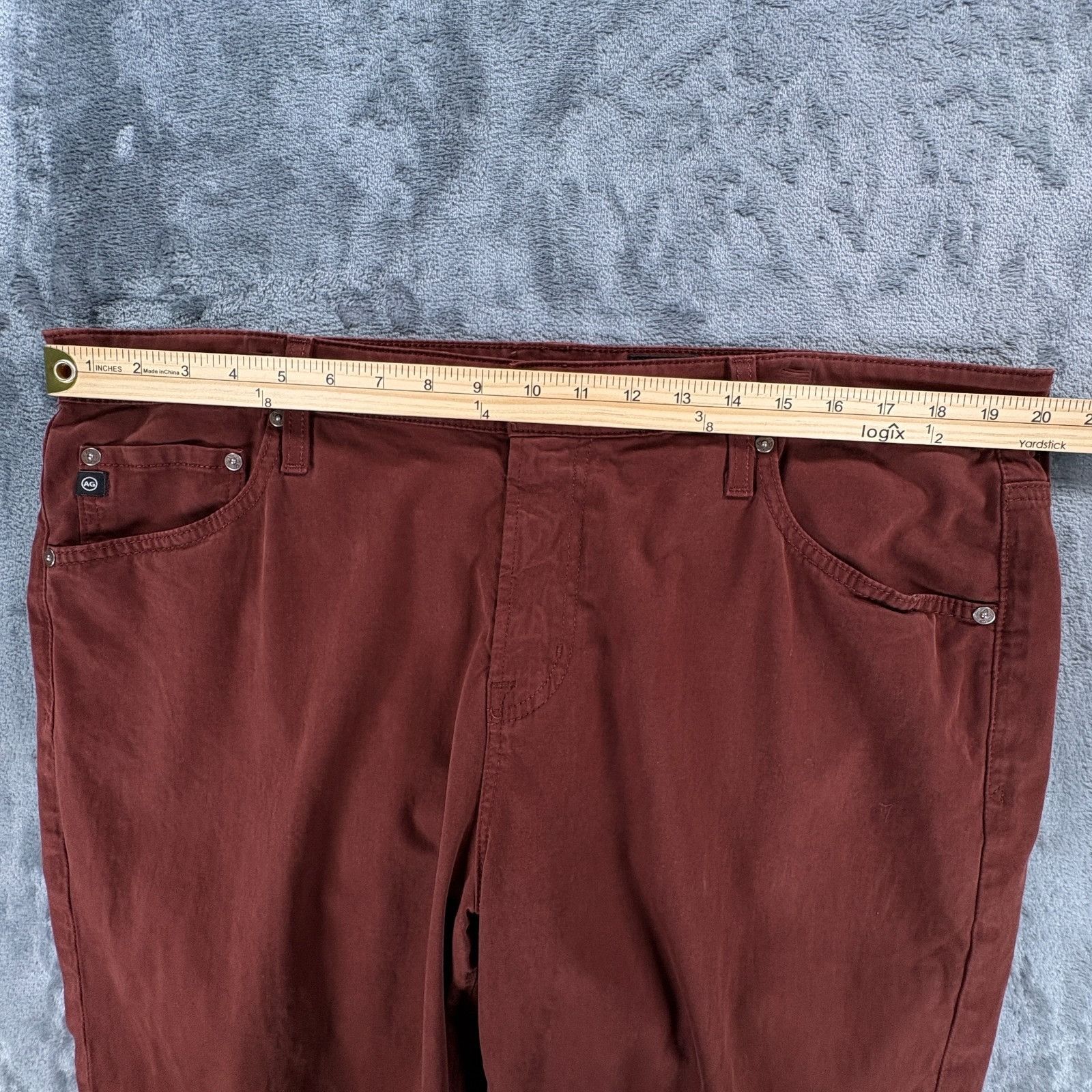 AG Adriano Goldschmied AG Adriano Goldschmied The Graduate 40x28 Rust Brown Tailore Size US 40 / EU 56 - 7 Thumbnail