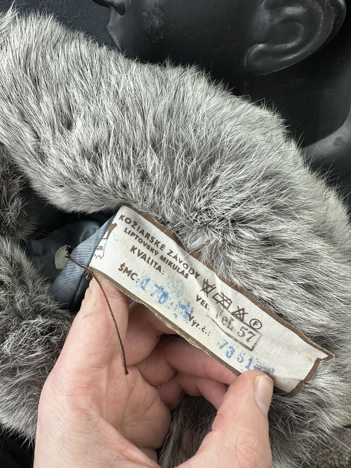 Hysteric Glamour × Japanese Brand Y2K Style Mohair Fuzzy Ushanka Hat Faux Fur Distressed 90s Size ONE SIZE - 3 Thumbnail