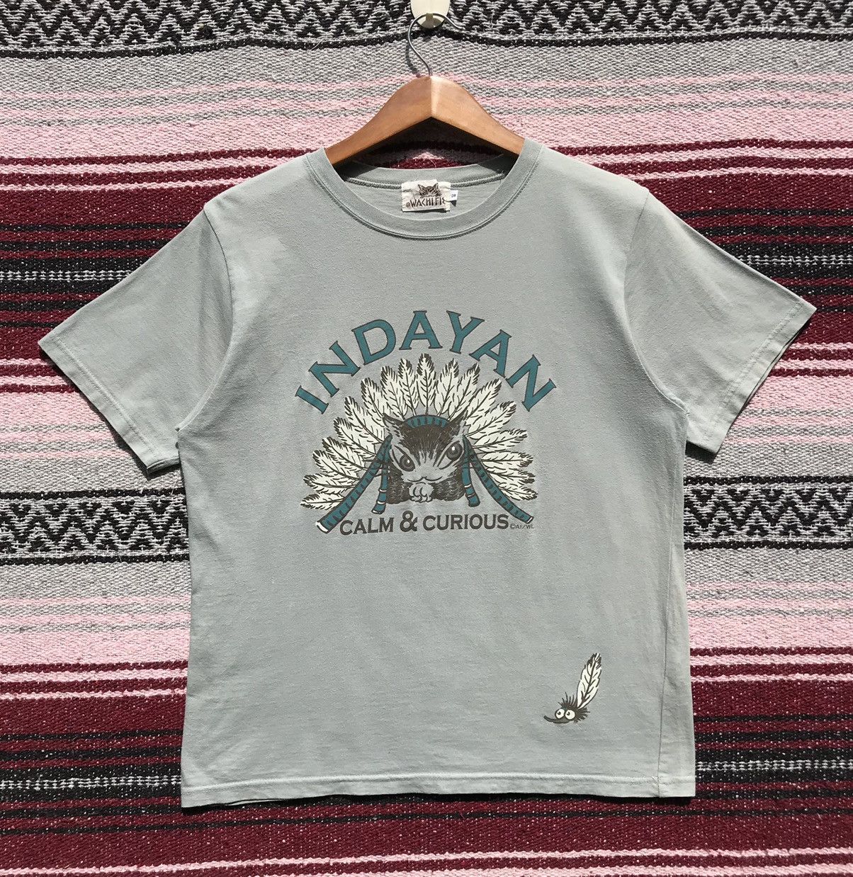 Japanese Brand × Vintage Vintage Wachifield Cat Indayan Tee Wachifield Size US S / EU 44-46 / 1 - 1 Thumbnail