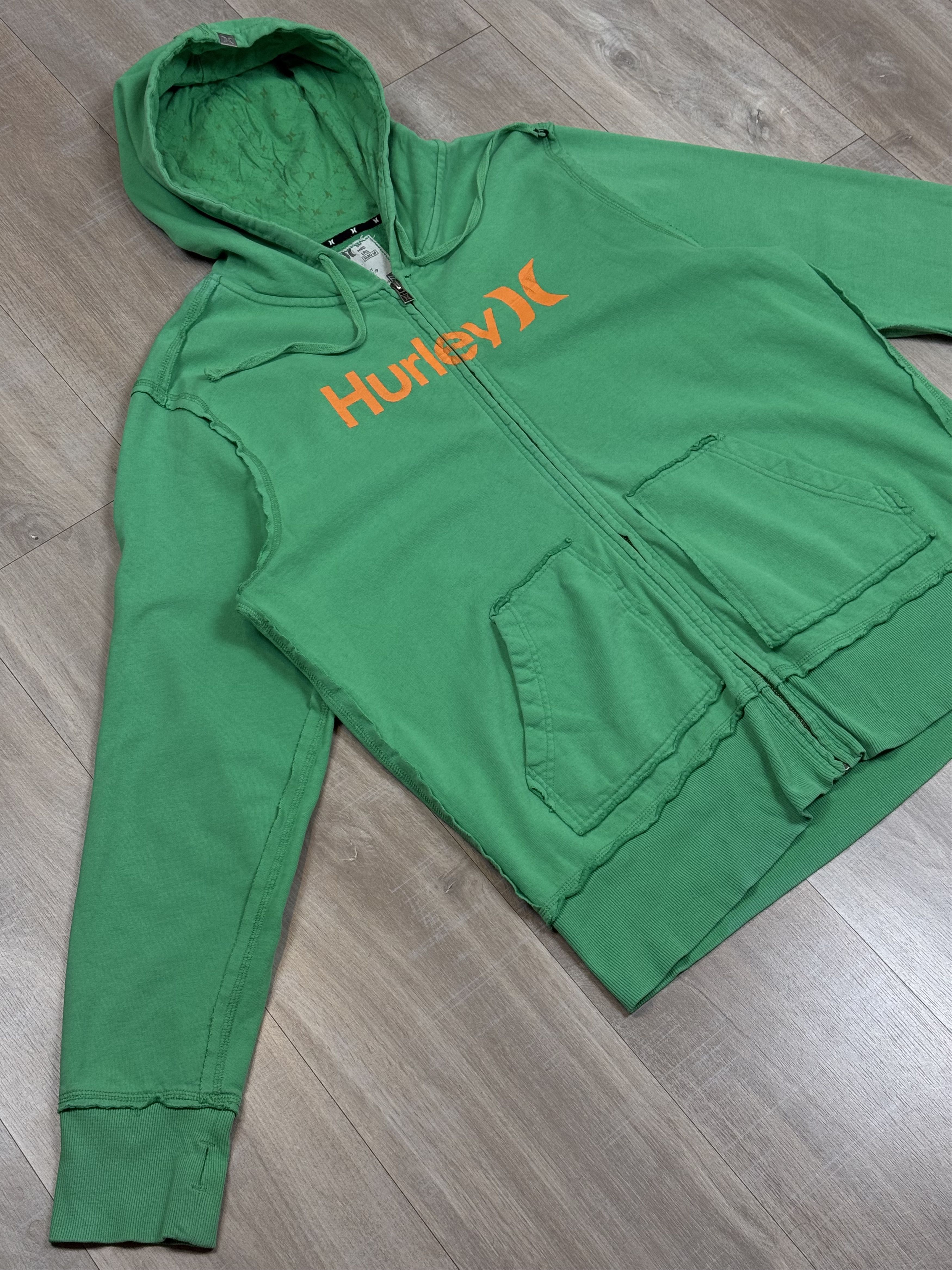 Hurley Hurley Full Zip Hoodie Green Size XL Size US XL / EU 56 / 4 - 2 Thumbnail