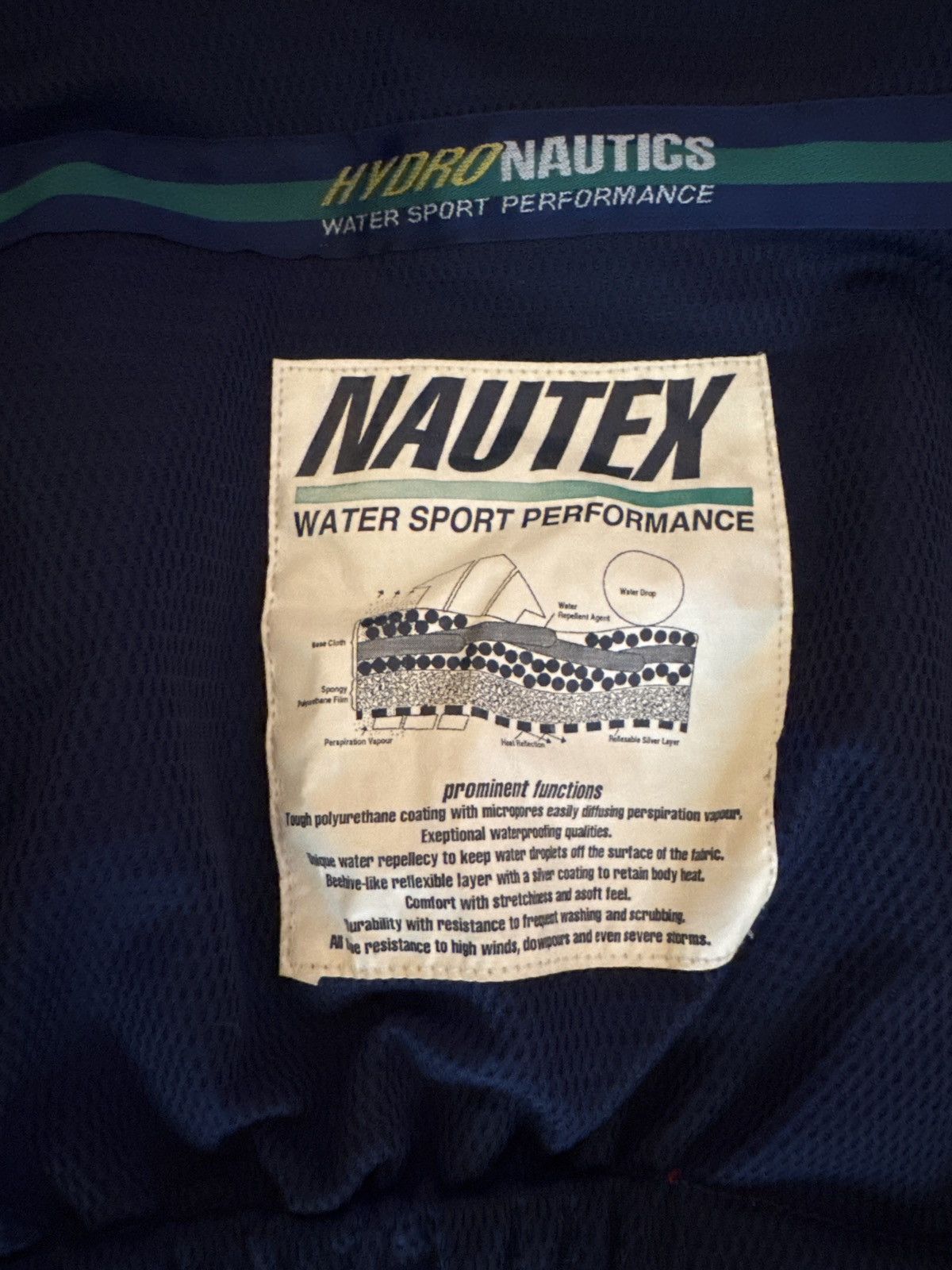 Nautica Vintage Nautica water sport Jacket Size US L / EU 52-54 / 3 - 4 Thumbnail