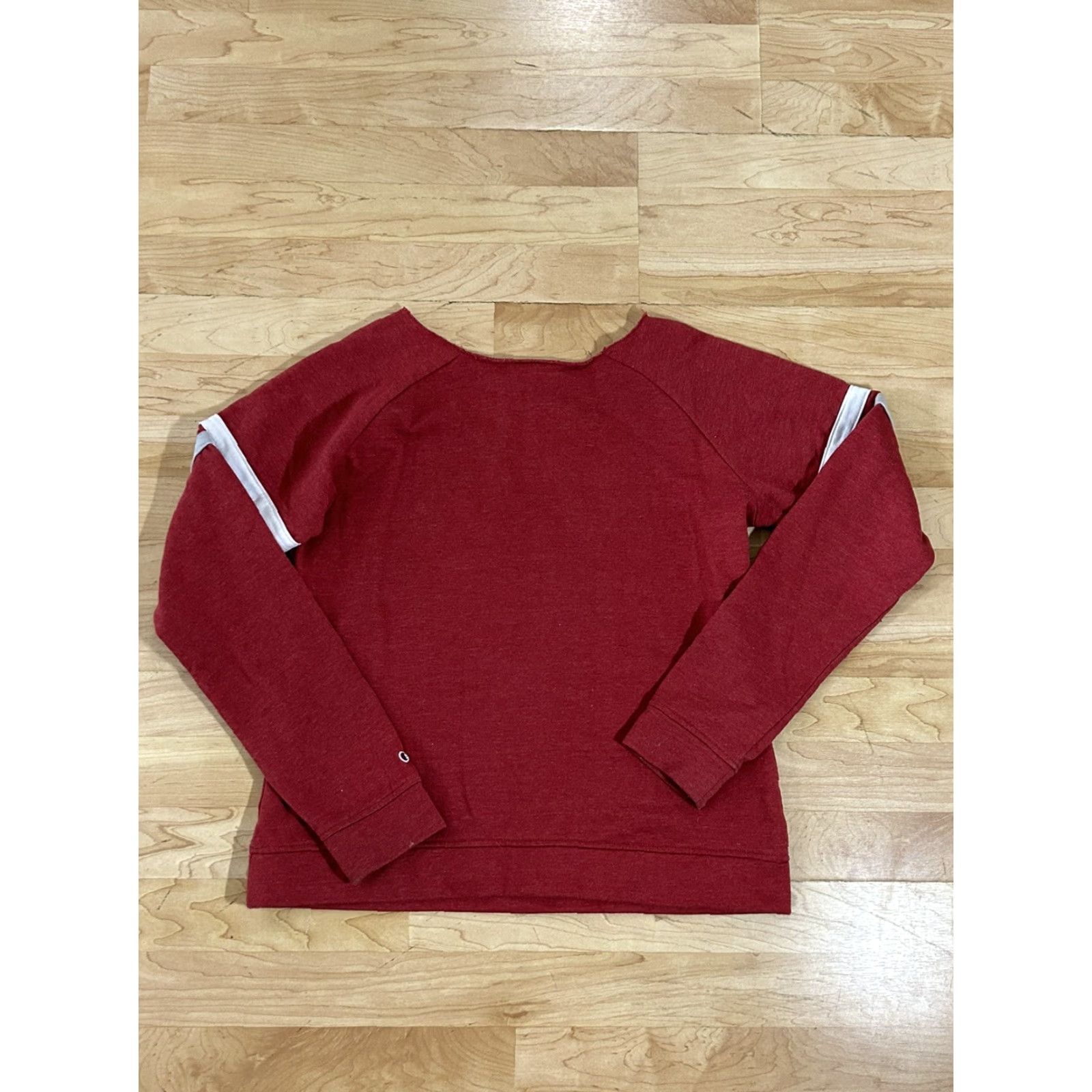 Champion Champion Alabama Crimson Tide Womens Long Sleeve Regular Size M Red Cotton Shirt Size M / US 6-8 / IT 42-44 - 2 Thumbnail