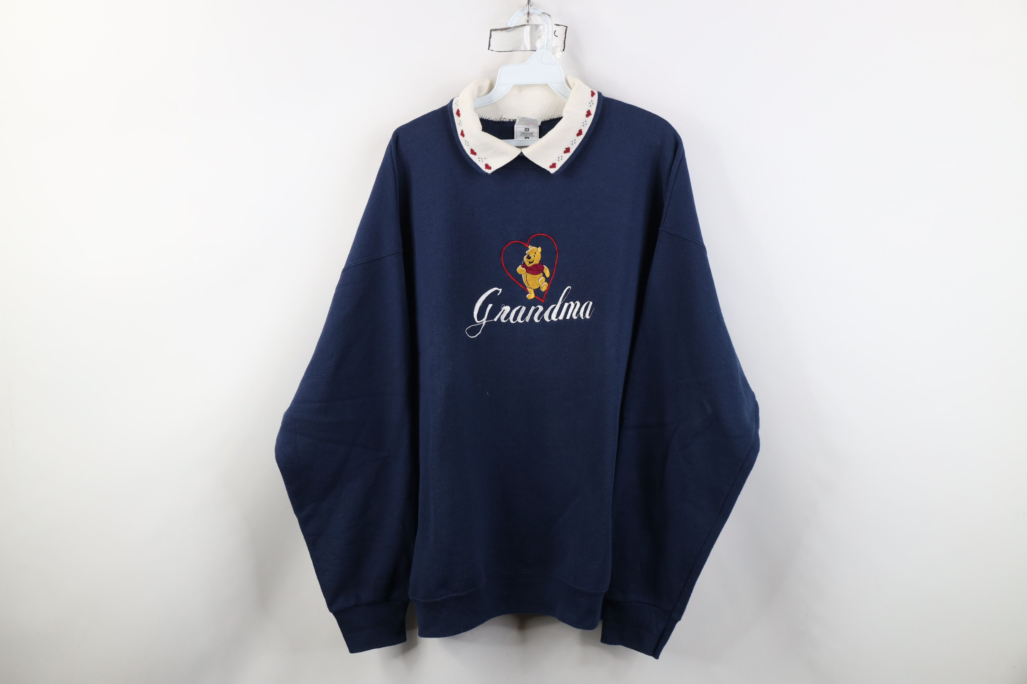Disney Vintage 90s Disney Winnie the Pooh Grandma Sweatshirt Size XL / US 12-14 / IT 48-50 - 1 Thumbnail