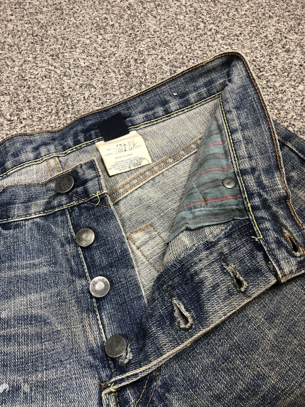 Abercrombie & Fitch Vintage Faded Abercrombie And Fitch Killburn Lowrise Jeans Size US 30 / EU 46 - 4 Thumbnail