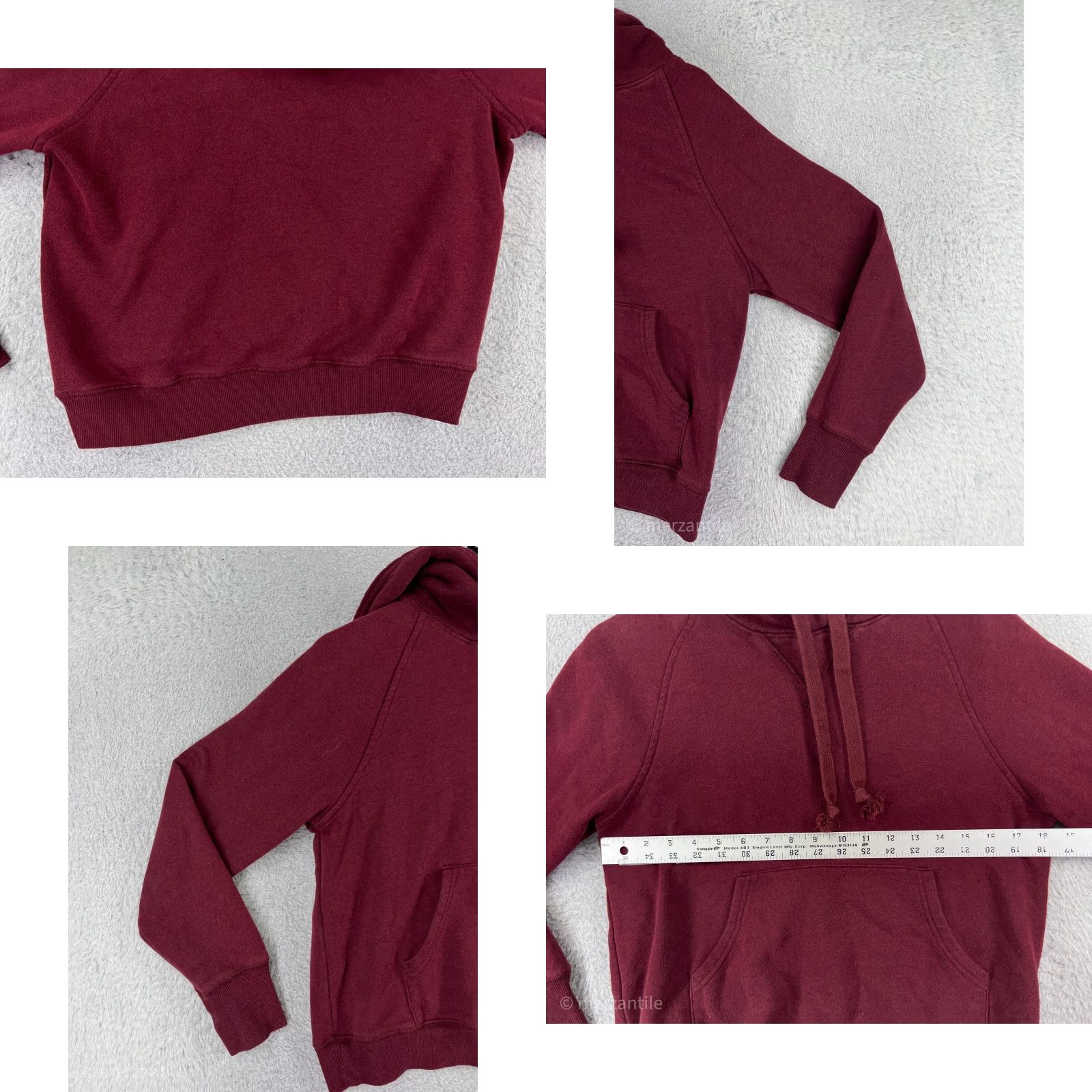 Old Navy Old Navy Hoodie Women Small Red Hooded Cotton Blend Pocket Sweatshirt Shirt Size S / US 4 / IT 40 - 8 Thumbnail