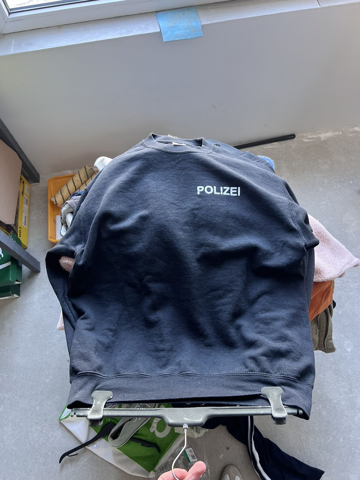 Vintage 00s Vintage Polizei Sweatshirt German Size US M / EU 48-50 / 2 - 6 Thumbnail