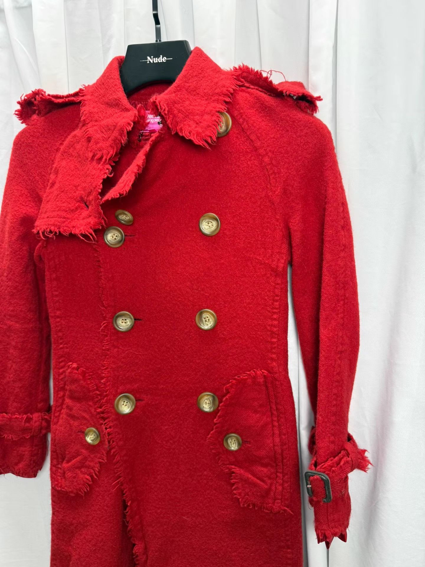 Junya Watanabe Junya Watanabe 04AW Distressed Merino Coat K20 Size US S / EU 44-46 / 1 - 2 Thumbnail