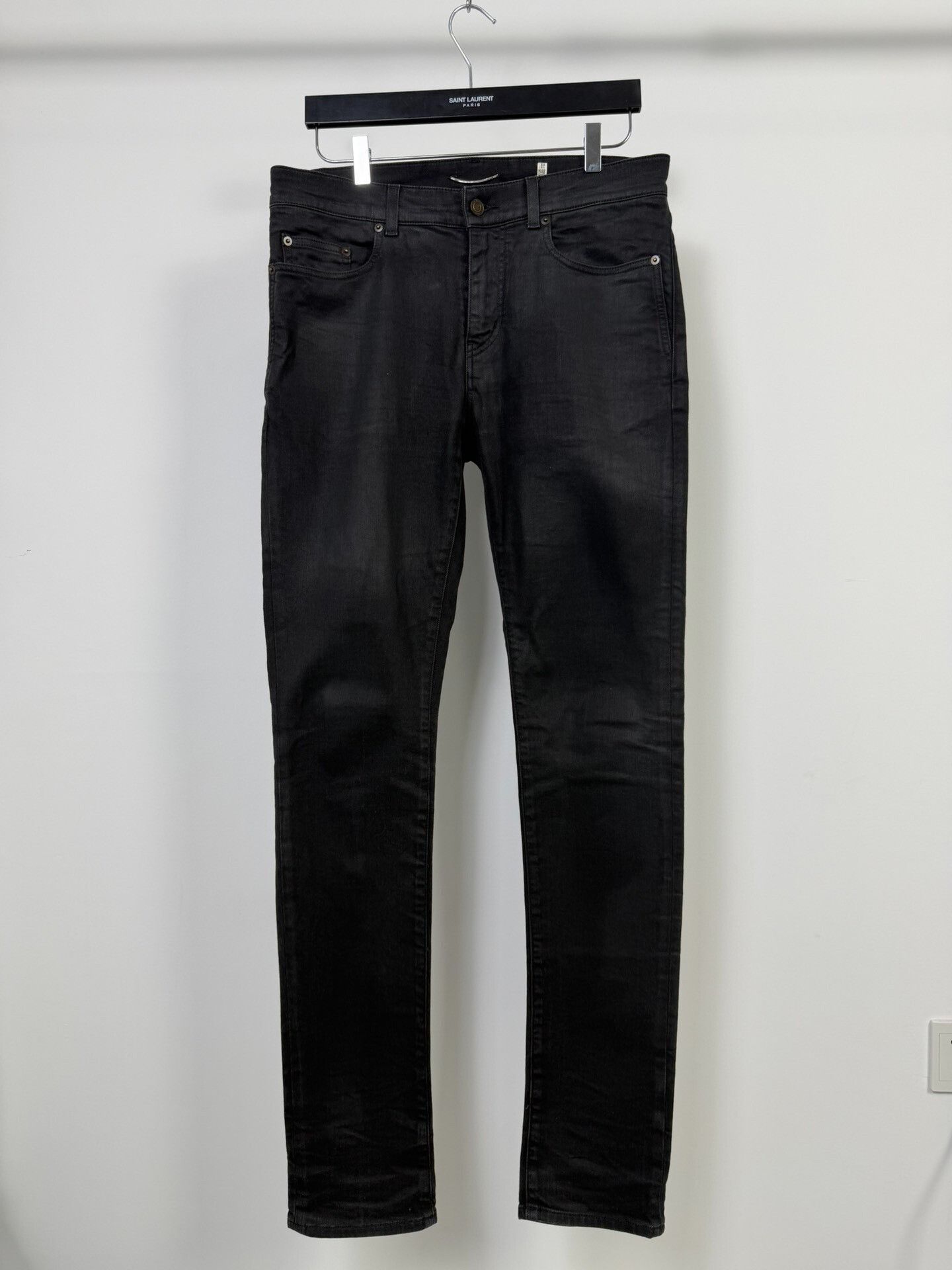 Saint Laurent Paris Saint Laurent Black Denim Jeans Size US 32 / EU 48 - 1 Thumbnail