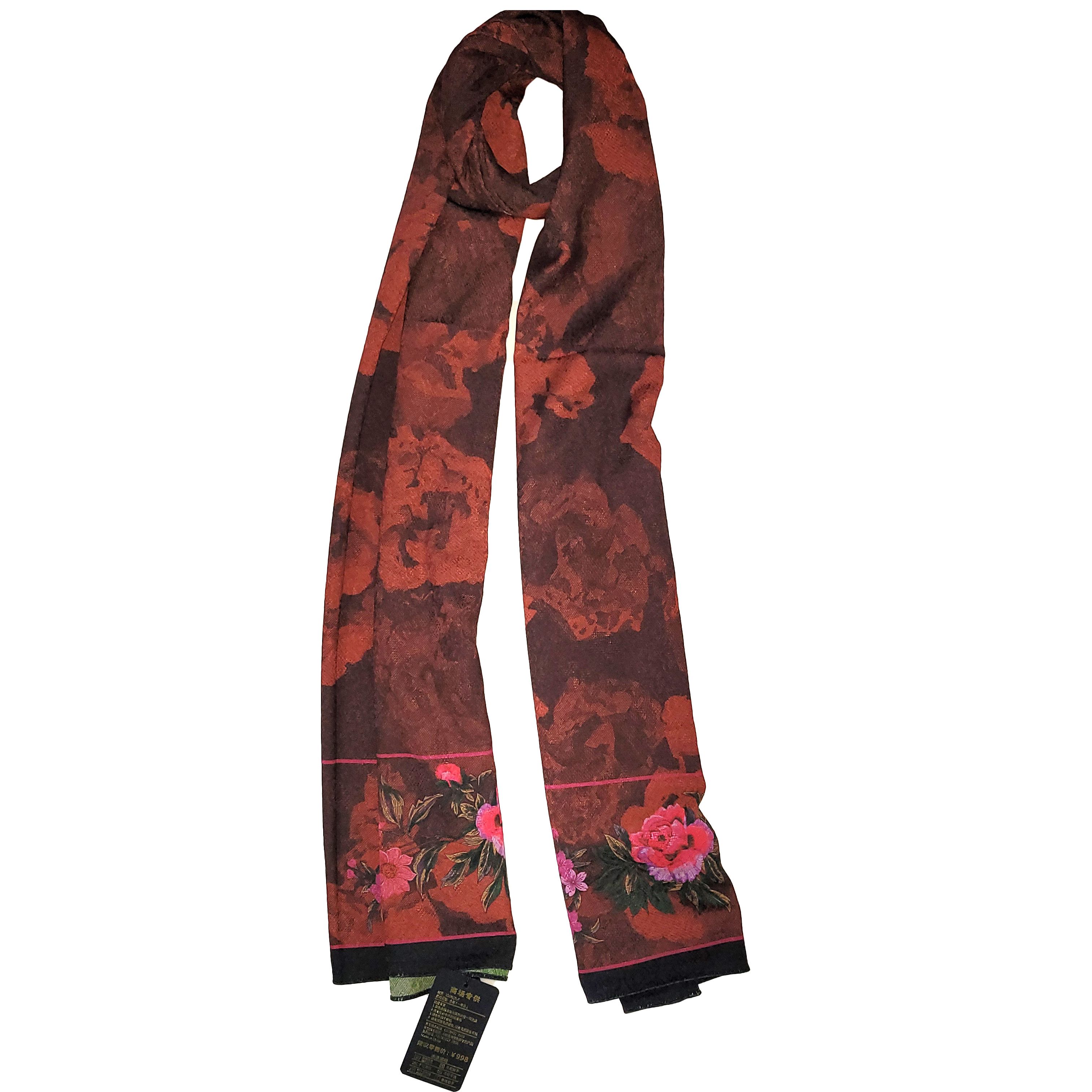 Other NWT Double-Sided Silk Scarf 27"x70" Long Rectangle Wrap 3327 Size ONE SIZE - 7 Thumbnail