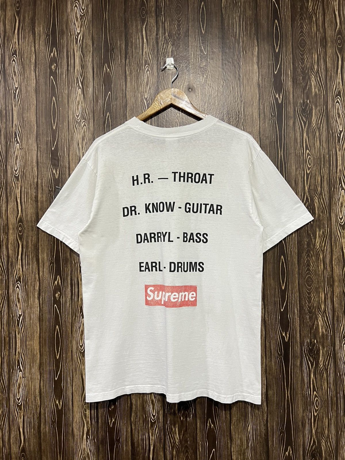 Supreme Vintage Supreme x Bad Brains Box Logo Tshirt Size US L / EU 52-54 / 3 - 8 Thumbnail