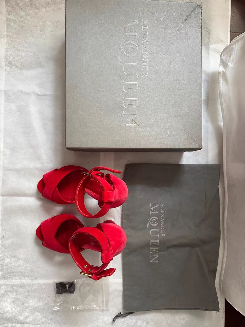 Alexander McQueen Alexander McQueen Sandals Heels。Q9 Size US 6 / IT 36 - 8 Thumbnail