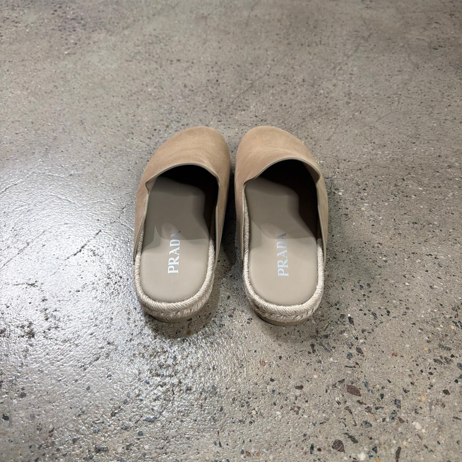 Prada Prada Suede Mules Size US 9 / EU 42 - 6 Thumbnail
