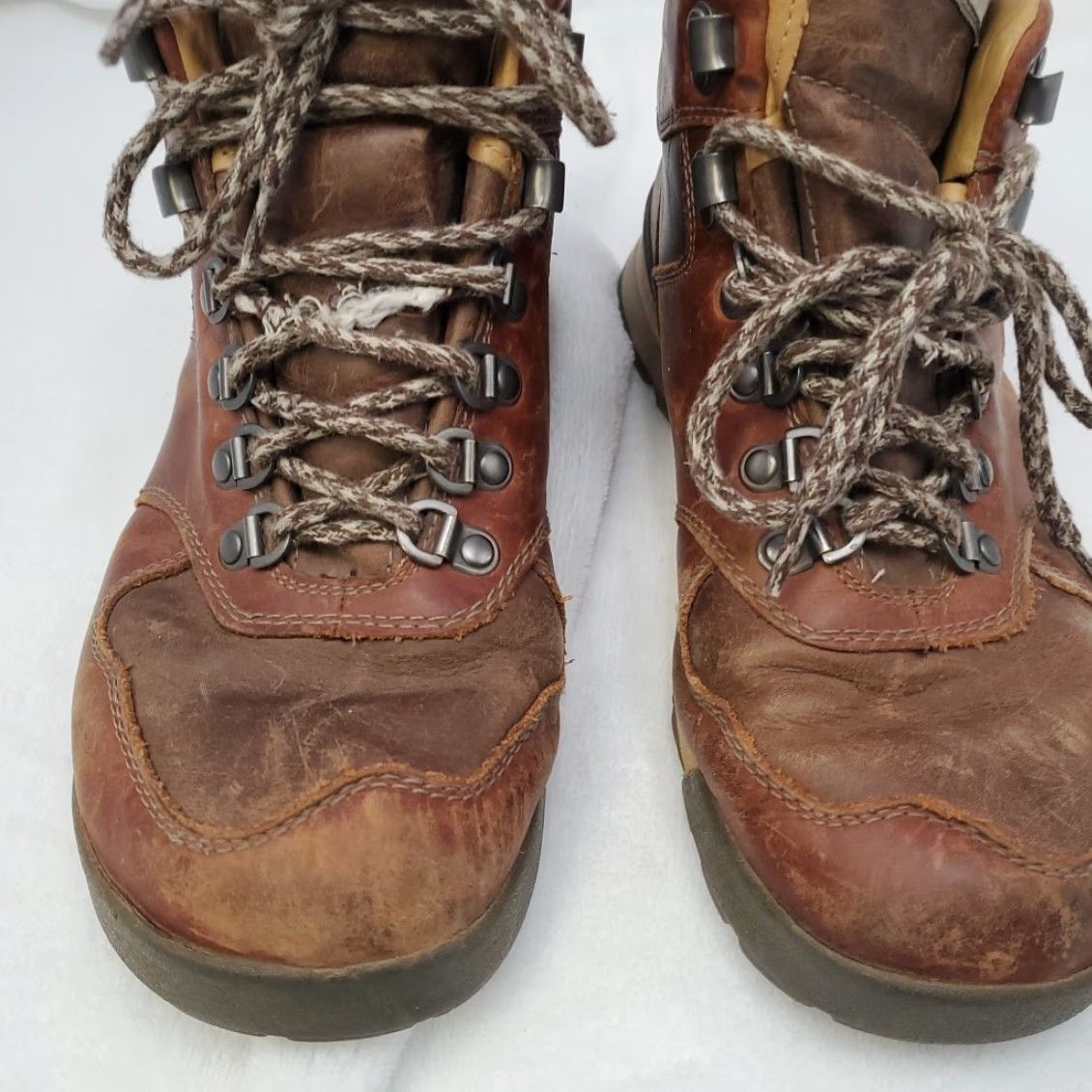 Merrell Merrell Eagle Luxe Sunned Hiking Boots Mens 7.5 Brown Leather Waterproof Ankle Shaft Suede Boots Vintage Style Size US 8 / EU 41 - 7 Thumbnail