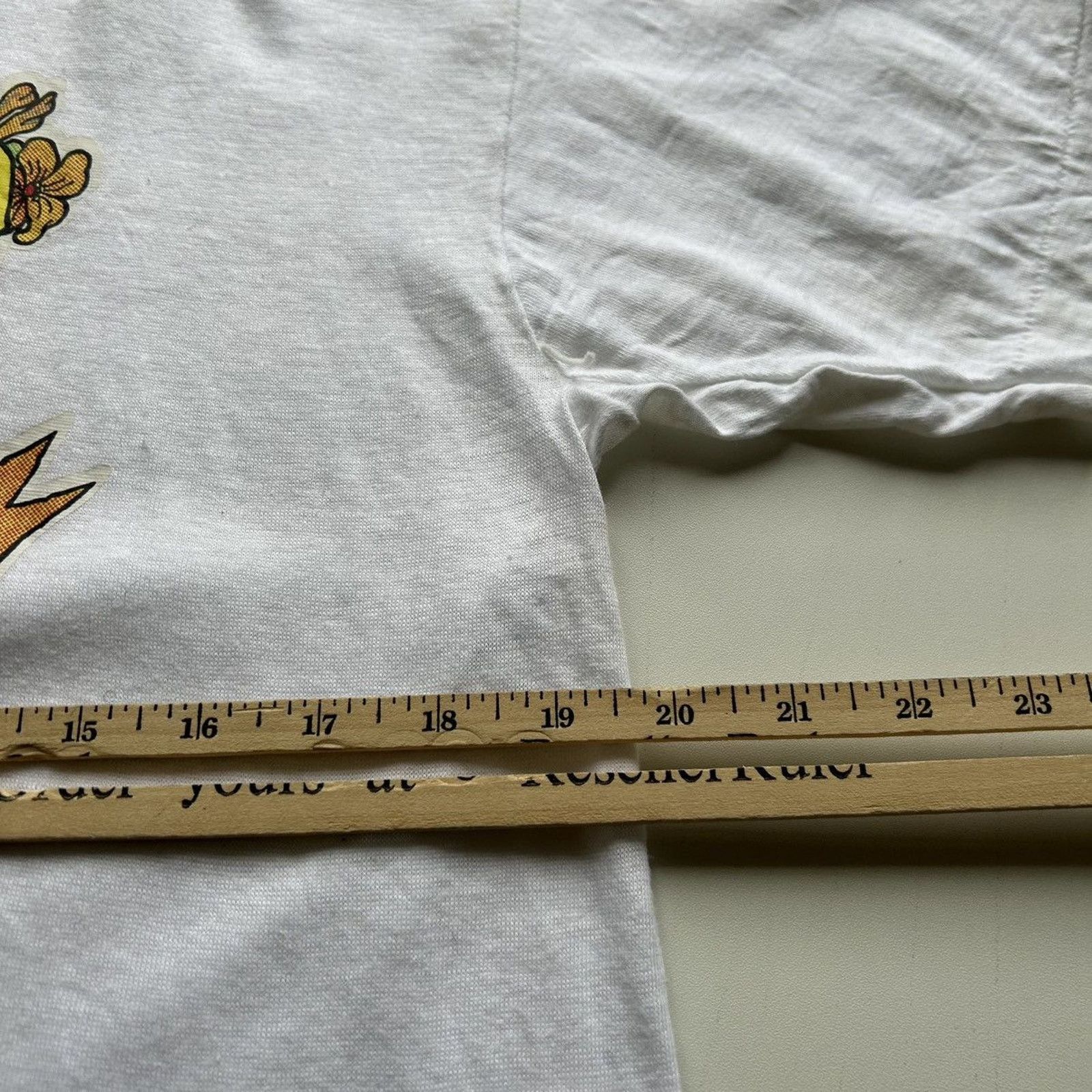 Fruit Of The Loom Vintage 70s Love Is All You Need Art Graphic T Shirt Medium Size US M / EU 48-50 / 2 - 4 Thumbnail