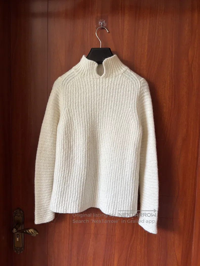 Helmut Lang HELMUT LANG Knitted Sweater - Semi High Neck Sweater, Size Size XS / US 0-2 / IT 36-38 - 2 Thumbnail