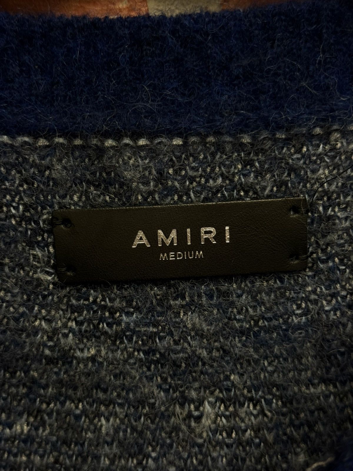 Amiri Amiri BRUSHED MOHAIR PLAID CREW Size M Clean 🧼 Size US M / EU 48-50 / 2 - 5 Thumbnail
