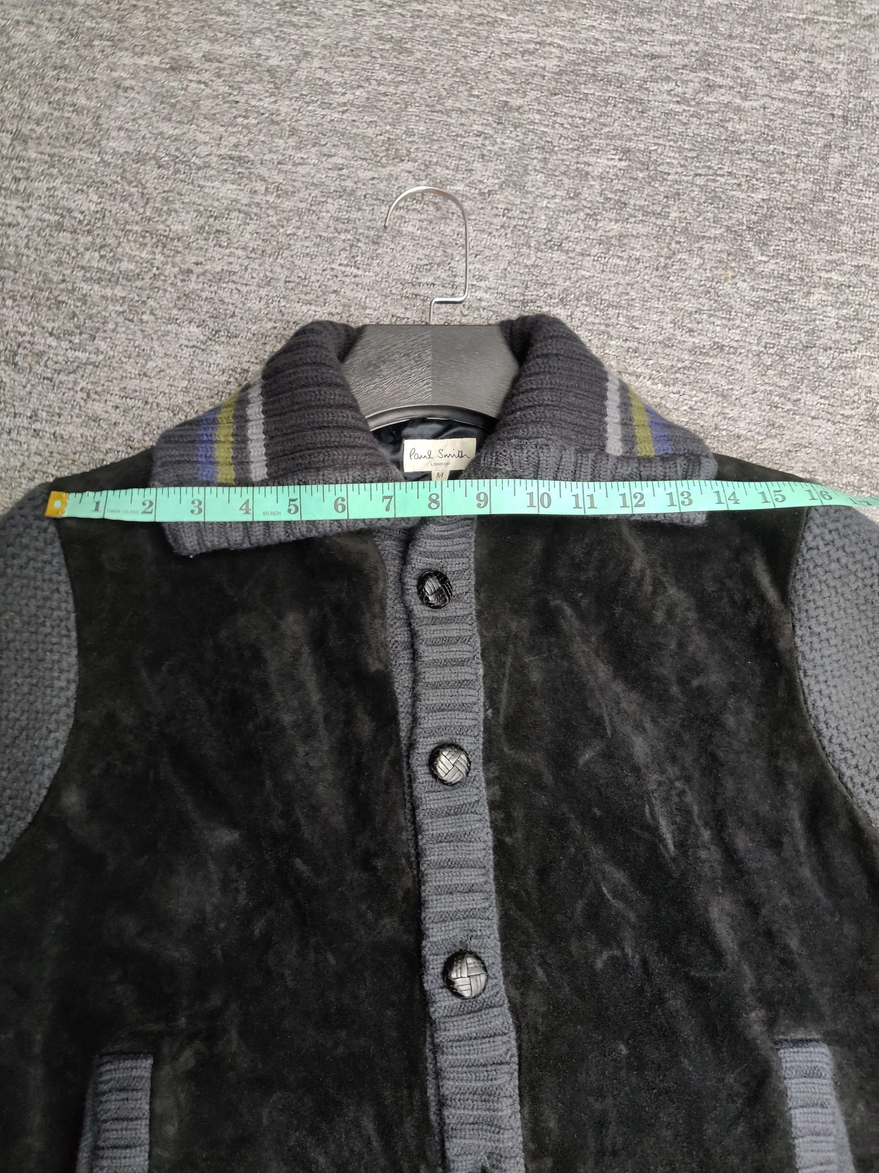 Paul Smith Paul Smith Cowhide Leather Suede Knit Jacket Size US M / EU 48-50 / 2 - 18 Thumbnail
