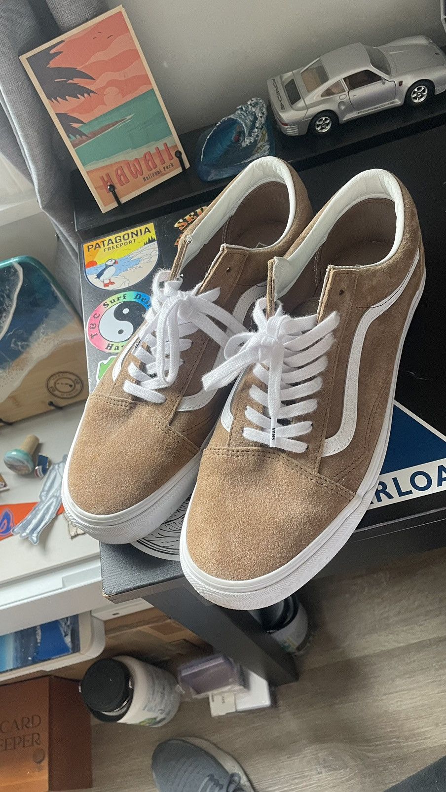 vans old skool tobacco Vans Vans Old Skool Pig Suede Tobacco Brown Sz 12