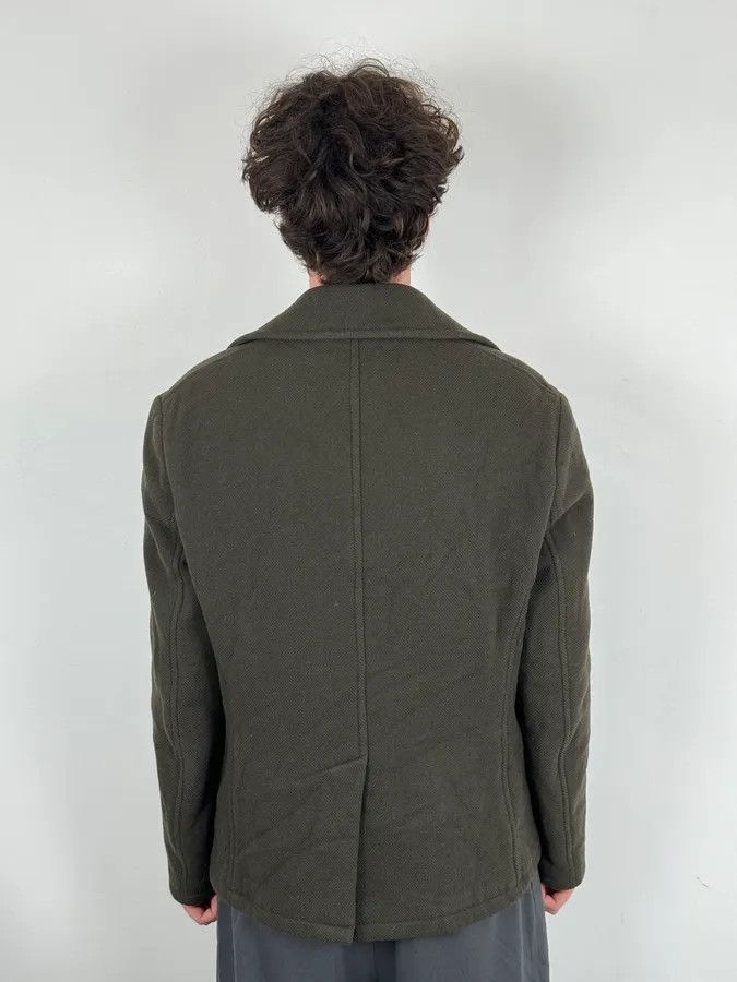 Emporio Armani AW2009 Emporio Armani Khaki Wool Blazer Coat Size US M / EU 48-50 / 2 - 4 Thumbnail