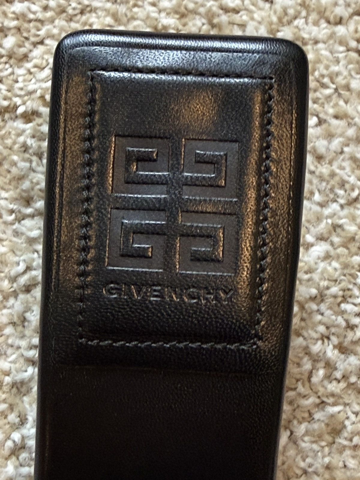 Givenchy G Woven Black Sandal Kitten Heel Size US 7 / IT 37 - 6 Thumbnail